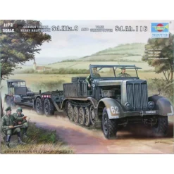 Trumpeter German 18 Ton Heavy Half-Track And Tank Transporter Sd.Kfz.9 And Sd.Ah.116 -(07275)