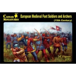 European Medieval Foot Soldiers+Archgers -088