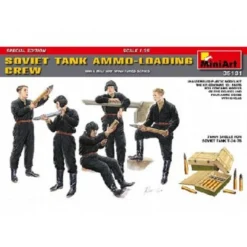 MiniArt Soviet Tank Ammo Loading Crew Model Figures-35131