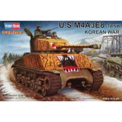 U.S. M4A3E8 Tank Korean War -84804