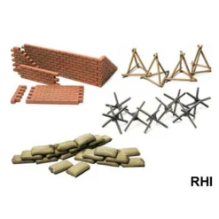 Tamiya Brick Wall & Sand Bag & Barricade Set