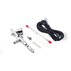 Airbrush Spuit Dual Action & Extra Naald & Gewapende Slang