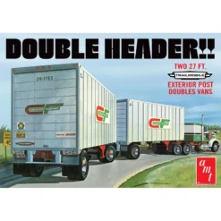 AMT Double Header Tandem Van Trailers -1132