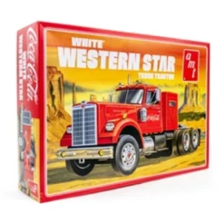 AMT White Western Star Semi Tractor (Coca Cola) -1160