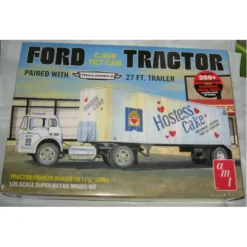 AMT Ford C-900 Tilt Cab Tractor Paired With 27 Ft. Trailer - 1221
