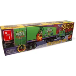 AMT Rat Fink Full Half Bedded Ban Trailer Howl -1292