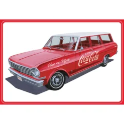 AMT 1963 Chevy II Nova Wagon W/ Crates Coke -1353