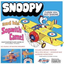Revell Snoopy And His Sopwith Camel With Motor -6779