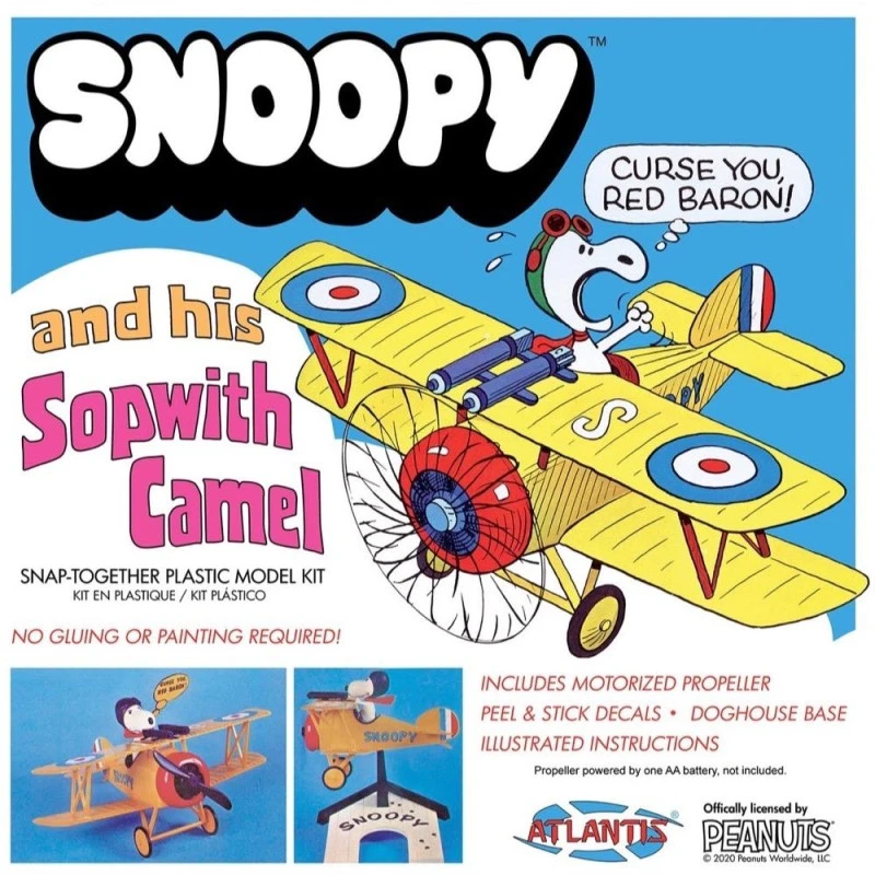 Revell Snoopy And His Sopwith Camel With Motor -6779 1 Revell Snoopy And His Sopwith Camel With Motor -6779