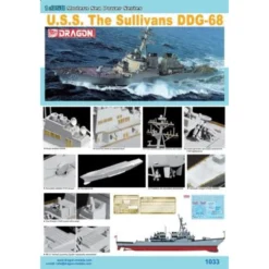Dragon U.S.S. The Sullivans DDG-68 (Destroyer Of Arleigh Burke Class) -1033