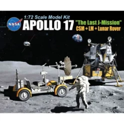 Dragon Apollo 17 The Last J-Mission CSM + LM + Lunar Rover -11015