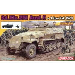 Dragon Sd.Kfz.251/1 Ausf.C + 3.7cm PaK 35/36 Combo Set -7611