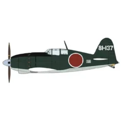 Hasegawa Mitsubishi J2M2 Interceptor Aircraft Raiden Model 11 "381st Flying Group" -08253