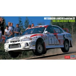 Hasegawa Mitsubishi Lancer Evolution IV 1997 Finland Rally Winner -20480
