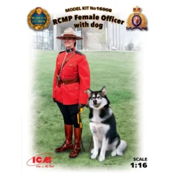 ICM RCMP Female Officer With Dog -16008