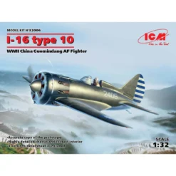 ICM I-16 Type 10, WWII China Guomindang AF Fighter -32006
