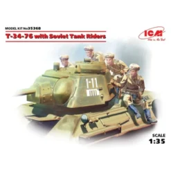 ICM T-34-76 With Soviet Tank Riders -35368