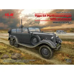ICM G4 Partisanenwagen German WWII Vehicle With Machine Gun -35530