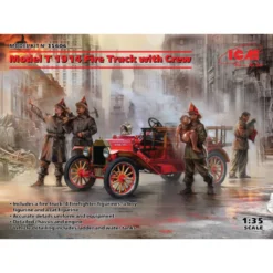 ICM Model T 1914 Fire Truck With Crew -35606