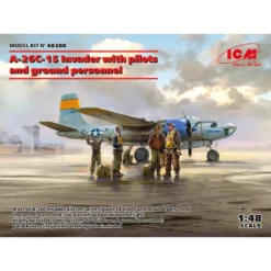 ICM A-26C-15 Invader With Pilots And Ground Personnel -48288