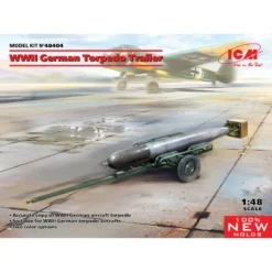 ICM WWII German Torpedo Trailer -48404