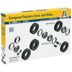 Italeri European Tractors Tyres And Rims -3909