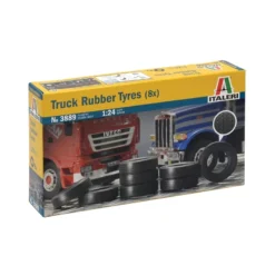 Italeri TRUCK RUBBER TYRES (8x)