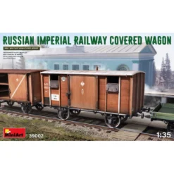 MiniArt RUSSIAN IMPERIAL RAILWAY COVERED WAGON -39002