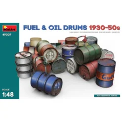 MiniArt Fuel And Oil Drums 1930-50s -49007