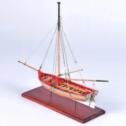 1/48 Long Boat, 18de Eeuw & Tools & Verf -MS1457CB