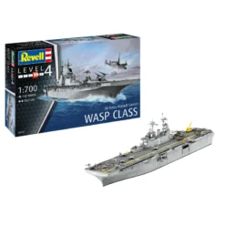 Revell Assault Carrier USS WASP CLASS & Lijm & Verf & Penseeltje -65178