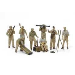 Tamiya German African Corps Luftwaffe Artillery Crew Set -35343