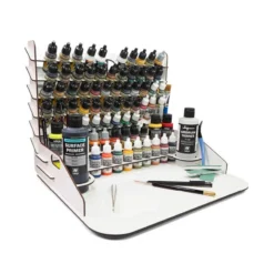 Paint Display + Work Station With Vertical Storage - 40x30cm -26012