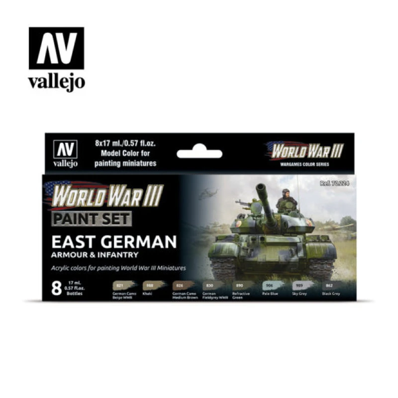 WWIII East German Armour & Infantry -70224 1 WWIII East German Armour & Infantry -70224