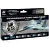 Model Air Paint Set - Soviet/Russian Colors Su-27 "Flanker" From 80's To Present -71602