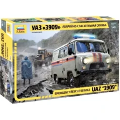 Zvezda Emergency Rescue Service UAZ 3909 1/43 -43002